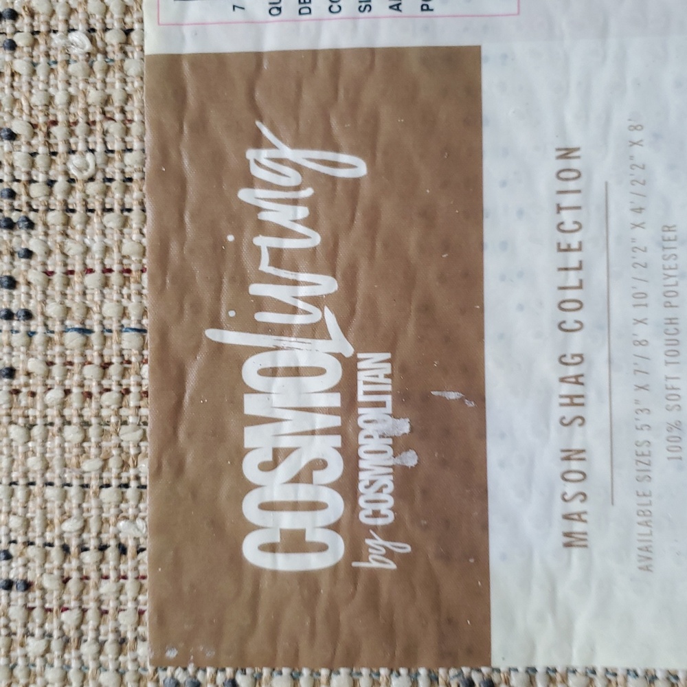 Cosmopolitan  Mason Shag Rug - Picture 9 of 11